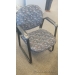 Patterned Fabric Stacking Guest Chair w/ Cushion Arms